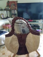 Sac besace cabas en cuir