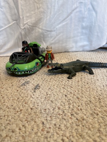 Playmobil crocodile set raft - crocodile,