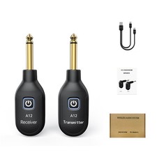 Système récepteur émetteur sans fil pour guitares électriques avec charge US