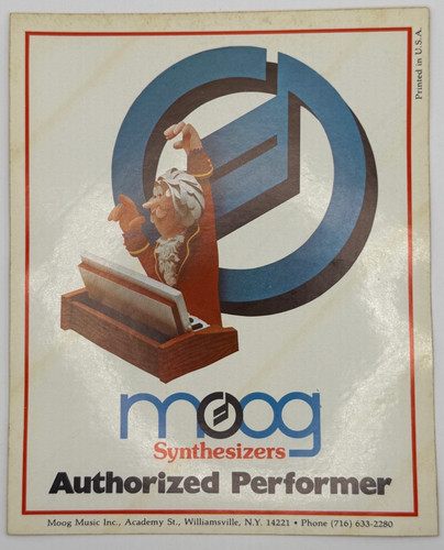 Vintage moog synthesizers - vintage, "moog
