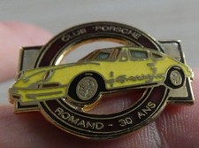 BEAU PIN'S VOITURE PORSCHE 911 CLUB ROMAND 30 ANS EGF FOND DORE