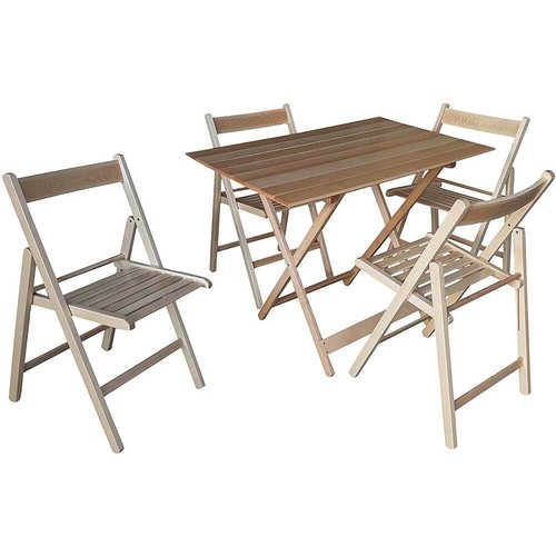 Table 100x60 avec chaises - avec, en