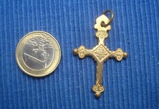 B32 Pendentif Ancien Croix
