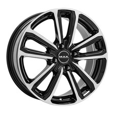 JANTES ROUES MAK MAGMA POUR RENAULT CLIO III 6.5X16 4X100 BLACK MIRROR TW3