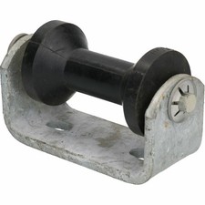 Rouleau plat et support galvanisé pour quille de remorque de dériveur de...