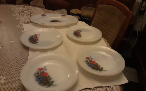 Plat ovale assiettes - 1,