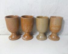 4 mazagrans en grès Vintage