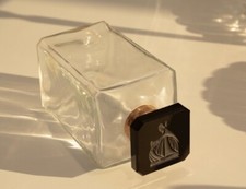 Très gros flacon ancien parfum en verre jeanne lanvin arpege hauteur 19.5 cms