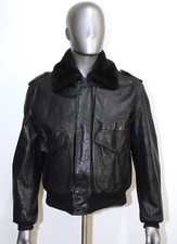 Flight jacket fourré - flight, cuir