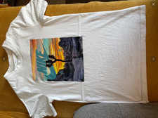 T-shirt Nike blanc imprimé -