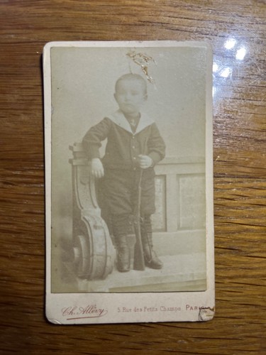 Cdv circa photo enfant - photo,