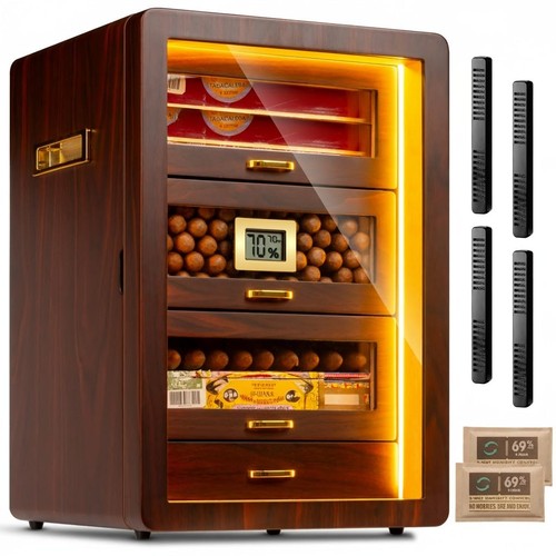 Desktop cigar humidor cabinet - desktop,