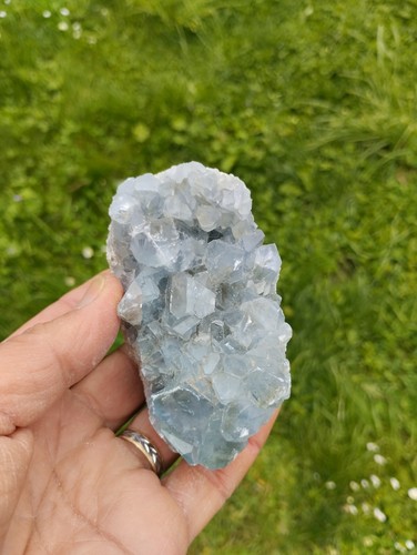 Célestine forme druse pierre - célestine,