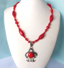 Collier en Corail rouge -
