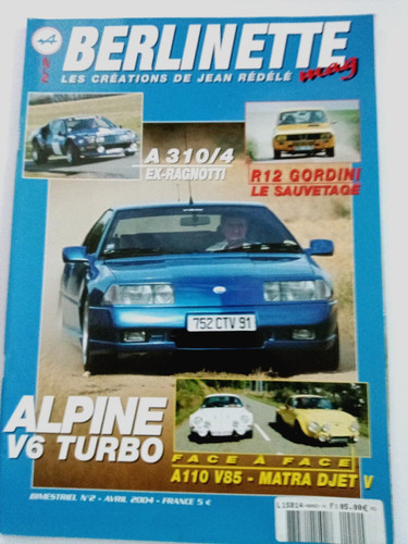 Berlinette r12 gordini - berlinette,