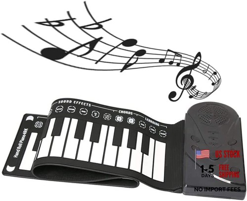Roll piano keys - up, electric
