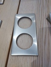 Legrand CELIANE 68902 - Plaque Double TITANE Anodisé Celiane