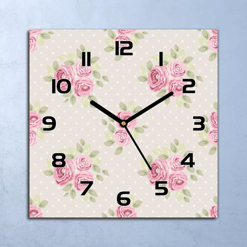 Horloge murale design verre - murale,