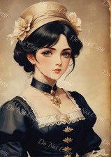 Photo A4 Portrait victorien