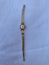 Montre Mécanique Femme Mescur Plaqué Or Fonctionne