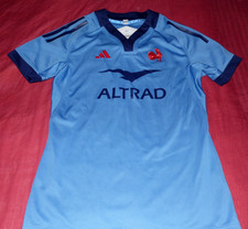 Maillot De Rugby Entrainement Du XV De France Féminin Porté Saison 2024/2025 T L