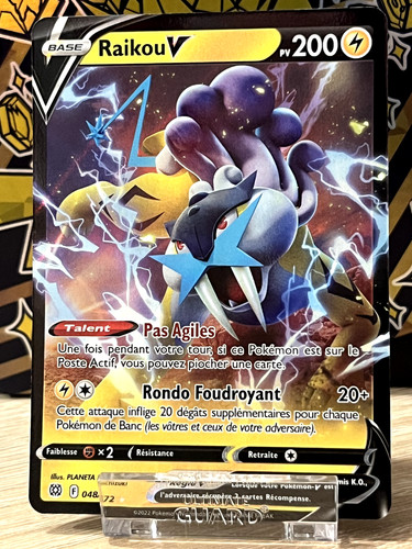 Carte pokémon raikou fr - pokémon,