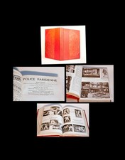 Police parisienne, ouvrage relié de 10 revues illustrées datant de 1937/39.