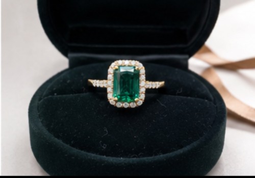Bague émeraude naturelle - bague,