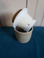 Beurrier À Eau Année 1960 Faïence 250 Grammes