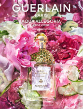 PUB ADVERTISING PARFUM GUERLAIN PARIS AQUA ALLEGORIA FASHION MODE 1 PAGE
