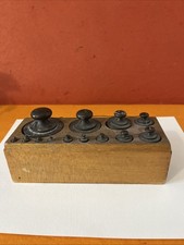 Ancienne Boîte  de Poids 2 Kgs en laiton pour Balance Vintage