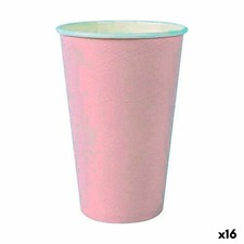 Set de Verres Algon Produits à usage unique Carton Rose 7 Pièces 450 ml [16 U