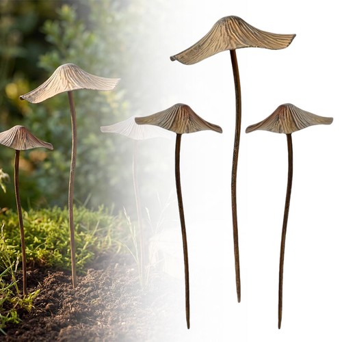 Lot piquets champignon - 3,