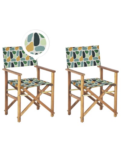 Lot chaises pliables bois - de,