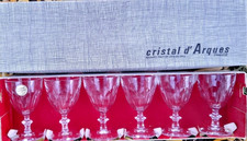 Cristal d'arques  6 Verres a