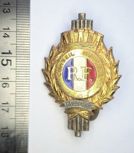 Insigne maire conseil - maire,