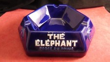 Rare cendrier de comptoir Thé Éléphant en céramique Proceram
