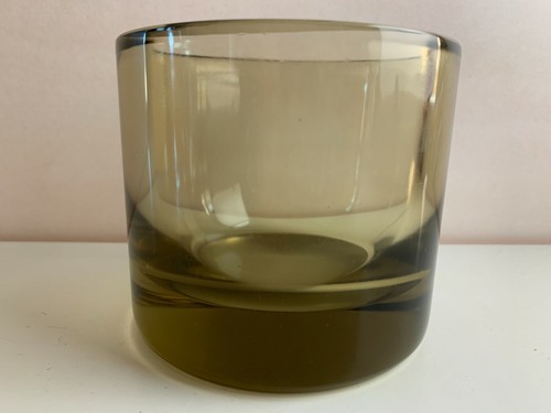 Vase vide poche verre fume - vase,
