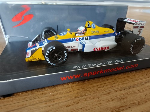 Williams fw12 brundle belgium - williams,