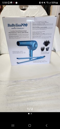 Babyliss pro nano titanium - titanium,