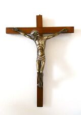 CRUCIFIX, CHRIST BRONZE SIGNE