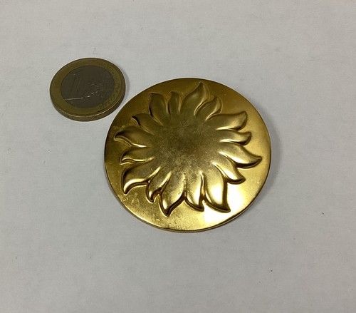 Broche dorée soleil - dorée, de