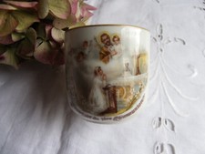 SOUVENIR DE PREMIÈRE COMMUNION - TASSE ANCIENNE EN PORCELAINE DE LIMOGES