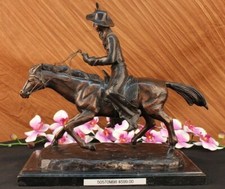 Vieux Ouest Cowboy Avec Cheval