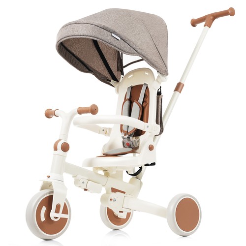 Foldable baby tricycle - 7-in-1,