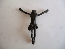 Ancien Christ en Bronze Coulé Haute Epoque Objet religieux religious church