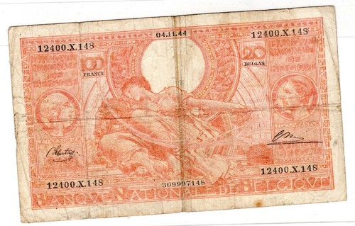 Belgique belgium billet 100 - belgique,
