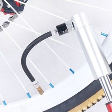 3 Pièces Bicyclette Pompe Extension Mtb-Bike Tuyau Gonfleur Tube Schrader-Valve