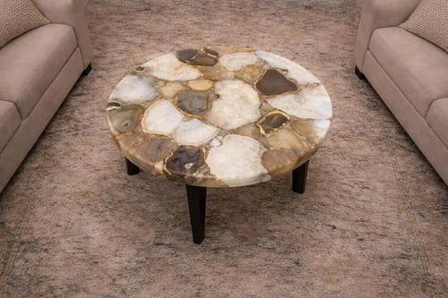 Handmade round agate - 12",