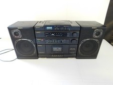 SONY CFD-454 BOOMBOX CD RADIO CASSETTE ENREGISTREUR (ACS124)